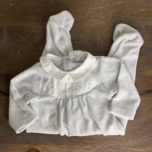 Classic White Kids One Piece Footie